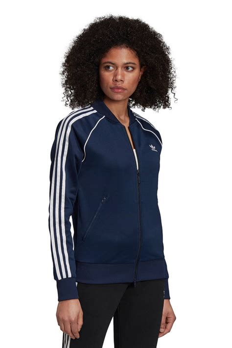 adidas vest donkerblauw|Women .